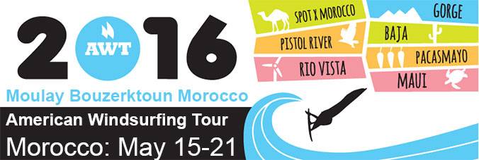 American Windsurfing Tour 2016 in Moulay Bouzerktoun